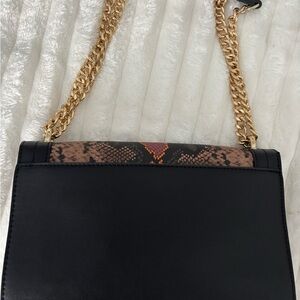 INC International Concepts Black and Brown Shoulder Bag